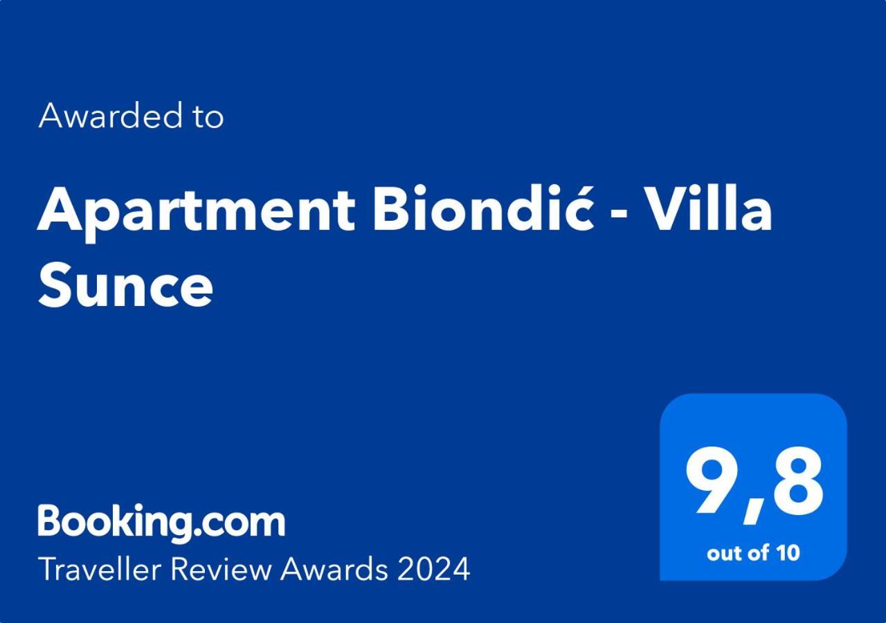 Apartment Biondic - Villa Sunce セニ エクステリア 写真
